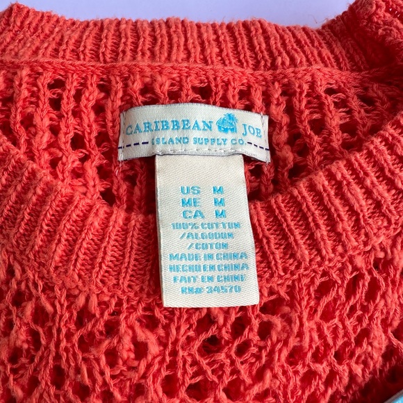 Caribbean Joe orange/red sweater - Picture 5 of 9